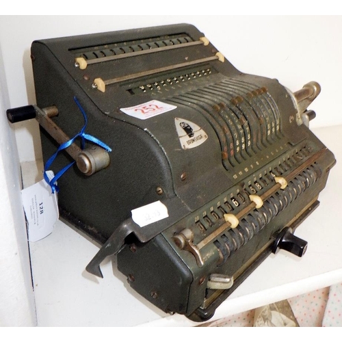 252 - A Brunsviga adding machine