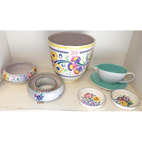 269 - A group of Poole pottery