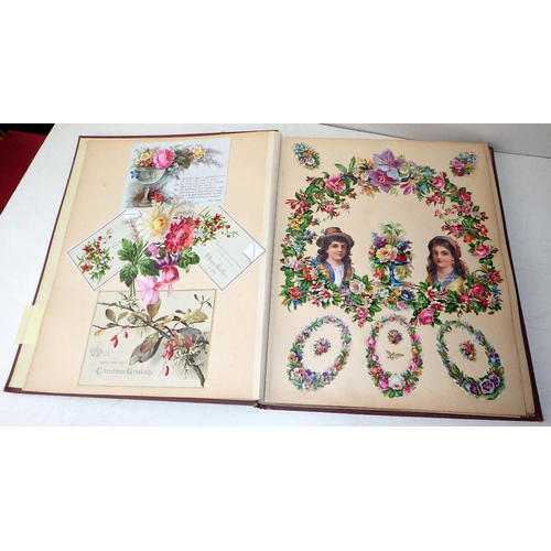 276 - A Victorian scrap album