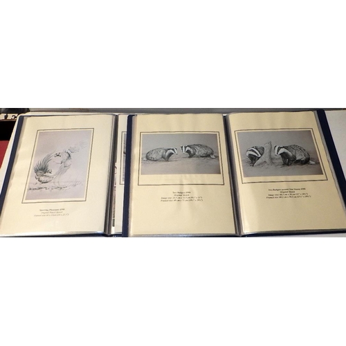 278 - Two Robert E Fuller exhibition catalogues together with a framed