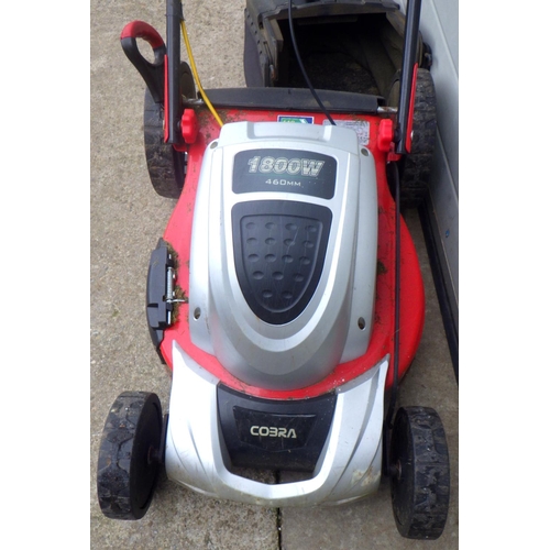 796 - A Cobra electric lawn mower