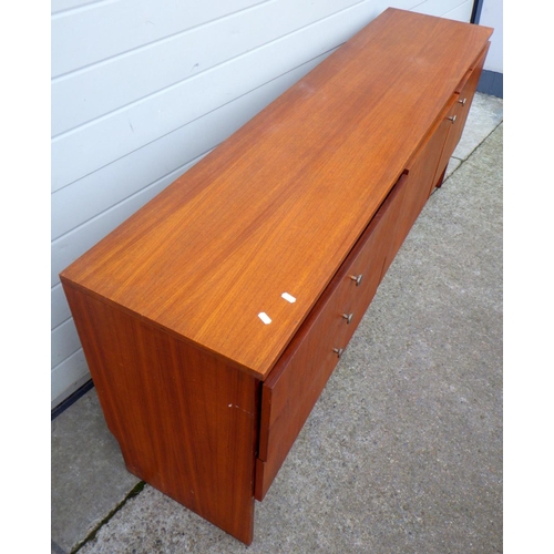 839 - A teak sideboard, 173cm long