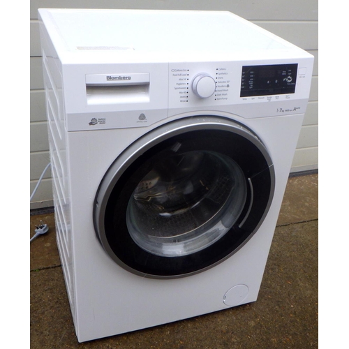 854 - A Blomberg washing machine, panel worn, all electricals are sold as seen