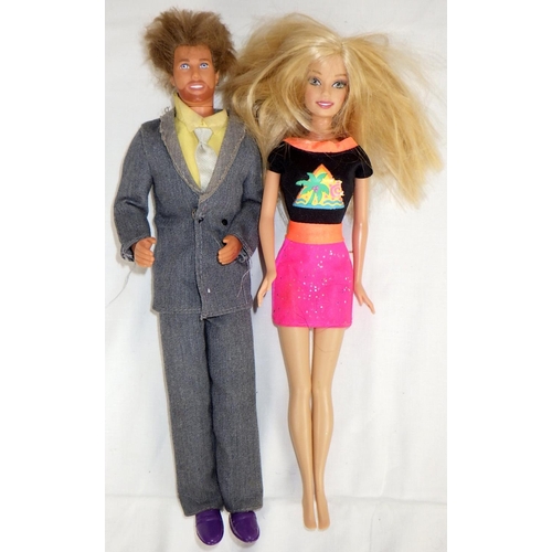 45 - A qty of vintage dolls to inc Mattel Barbie etc