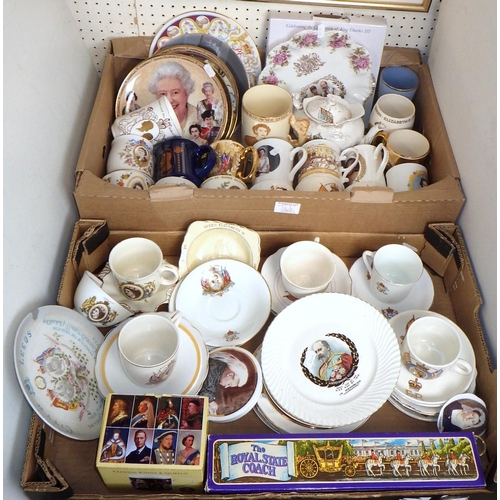 74 - A group of misc commemorative ceramic wares (2)