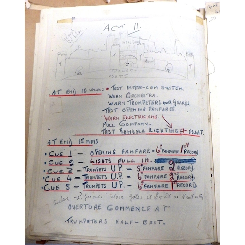 82 - A Scarborough open air theartre interest Vagabond King Vocal score and related ephemera