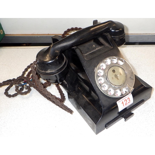 123 - A Vintage telephone