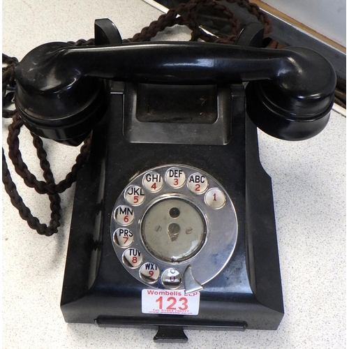 123 - A Vintage telephone