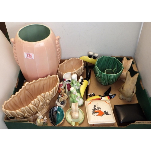 125 - A qty of misc ceramics to include Sylvac, reproduction Carlton toucans etc