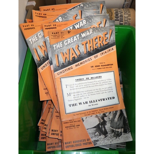 147 - A set of 51 'The Great War I was There' magazines together with a qty of misc ephemera (2)