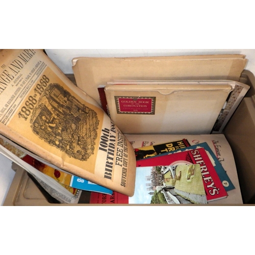 147 - A set of 51 'The Great War I was There' magazines together with a qty of misc ephemera (2)