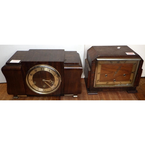 154 - A group of four Westminster chime mantle clocks (4)