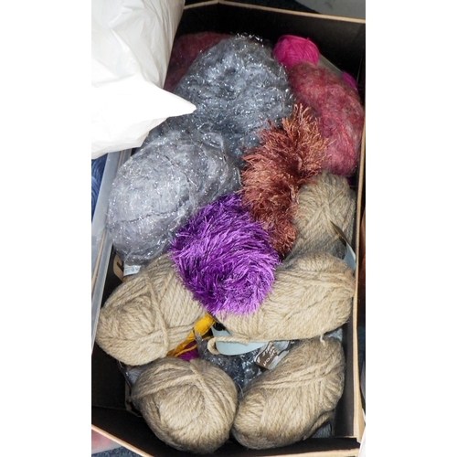 180 - A large quantity of wool etc