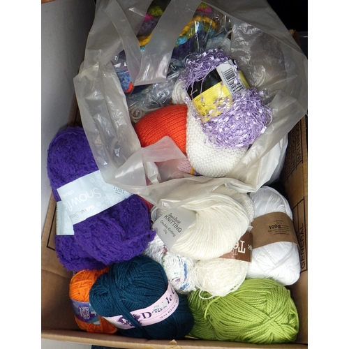 180 - A large quantity of wool etc