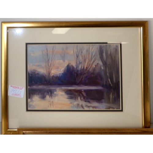 192 - James Hewitt (b. 1934): A group of three James Hewitt framed landscapes