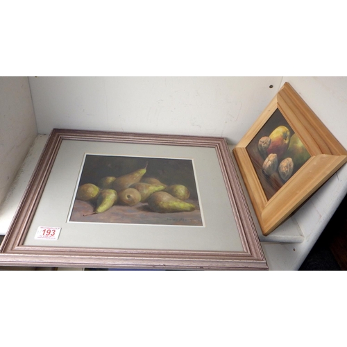 193 - James Hewitt (b. 1934): two James Hewitt framed still lifes