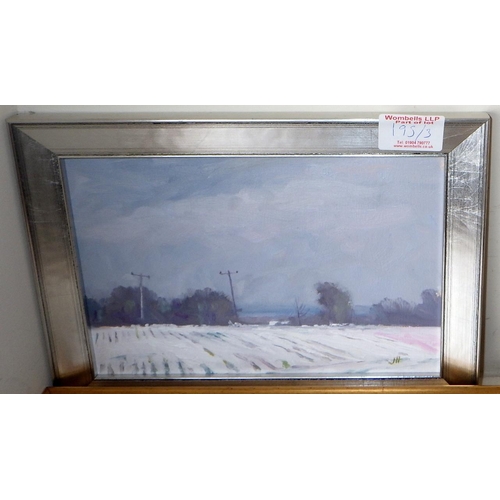 195 - James Hewitt (b. 1934): three James Hewitt framed landscapes (3)