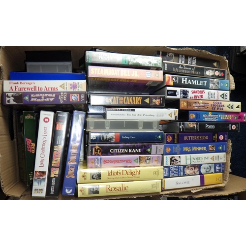 215 - A large qty of vhs tapes