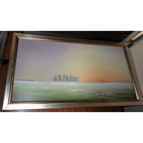 217 - A group of T Pegram framed landscapes and still life pictures