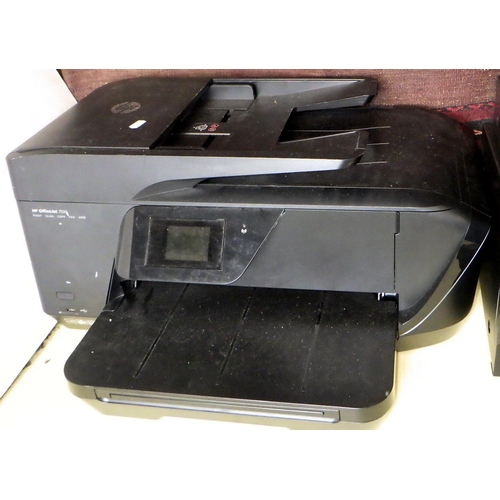 237 - A group of audio and visual separates, printer etc, no cables  All electricals sold as seen