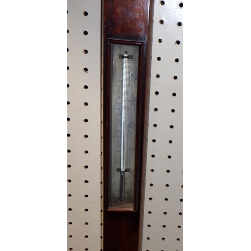 285 - A 19thC E Gilbert Falmouth naval stick barometer