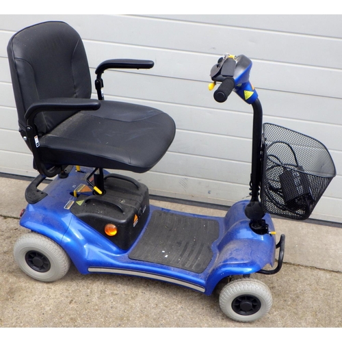 625 - An Eden mobility blue four wheel mobility scooter