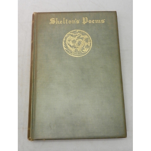 319 - Books: Skelton's Poems, William Heinemann / Cambridge University Press 1924, limited edition 119/780... 