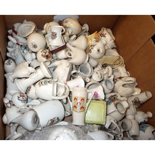 271 - A large qty of misc crested china