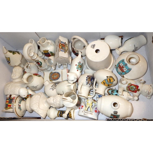 273 - A large qty of misc crested china