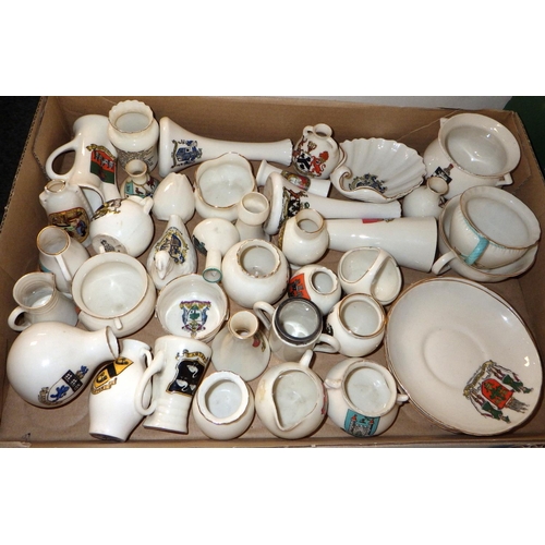 273 - A large qty of misc crested china