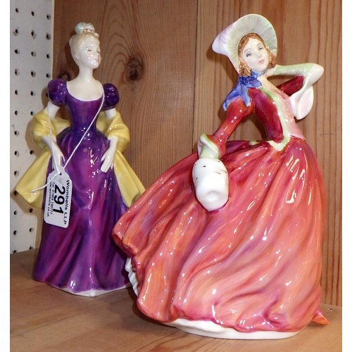 291 - A group of four Royal Doulton figures (4)