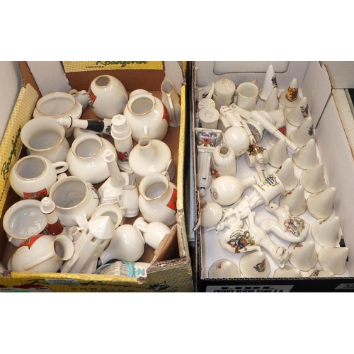 324 - A large qty of misc crested china