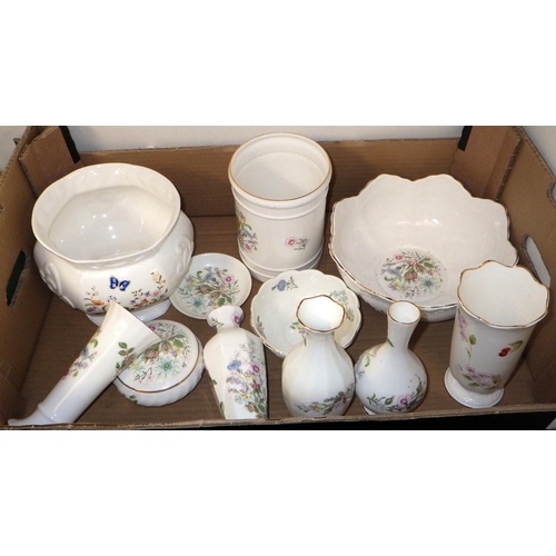 342 - A group of Aynsley vases etc