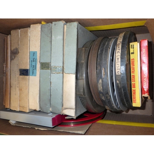 348 - A qty of 8m film reels to inc Stingray, Charlie Chaplin etc