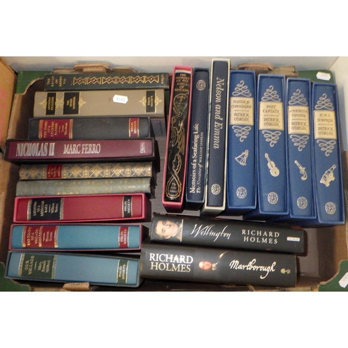 364 - A box of misc books to inc Folio Society