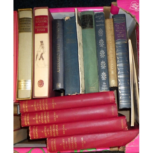 365 - A box of misc books to inc Folio Society