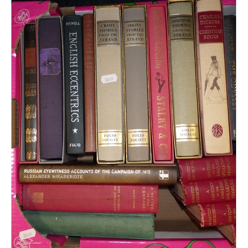 365 - A box of misc books to inc Folio Society