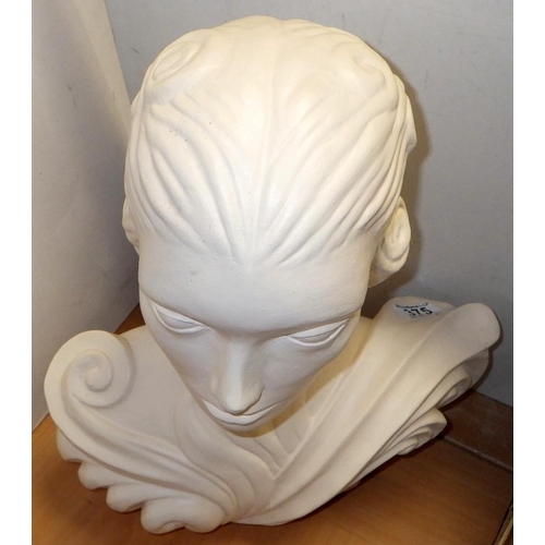 375 - A milner's shop female bust