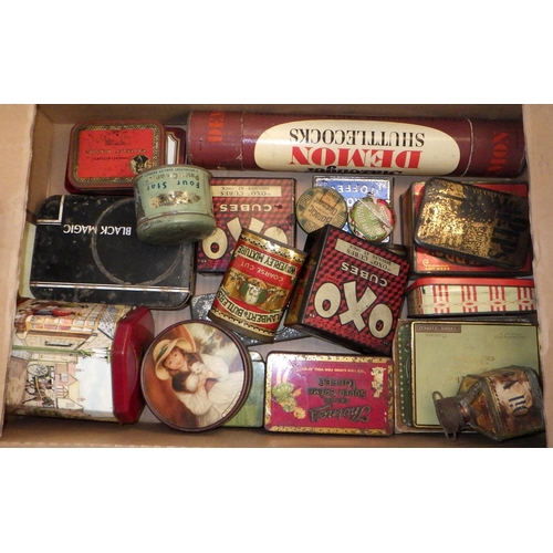 396 - A quantity of miscellaneous vintage advertising tins (2)