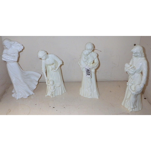 404 - A group of four Royal Doulton figures (4)
