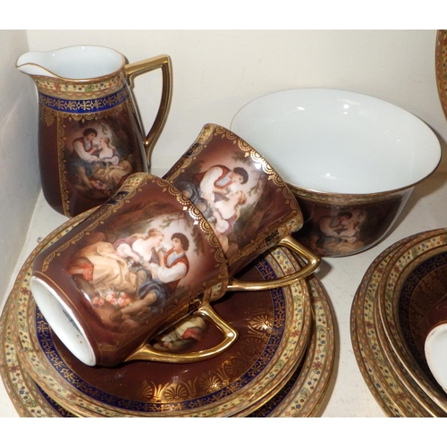 415 - An Epiag Royal Czechosloavkia part tea set
