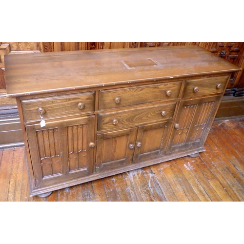 728 - An Ercol sideboard, 155cm long, ex Bootham Park Hospital