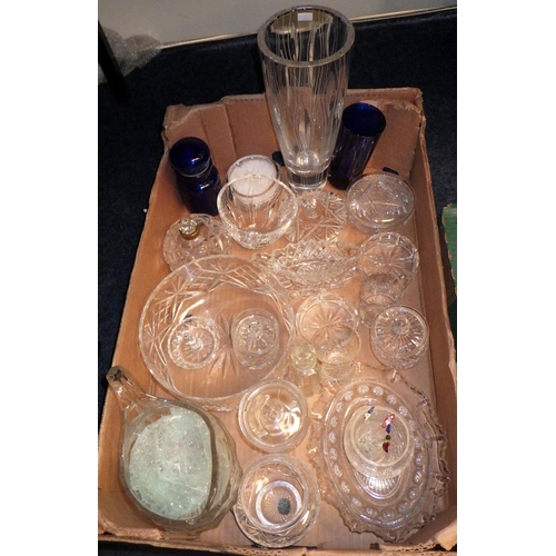 501 - Three boxes of misc glass ware (3)