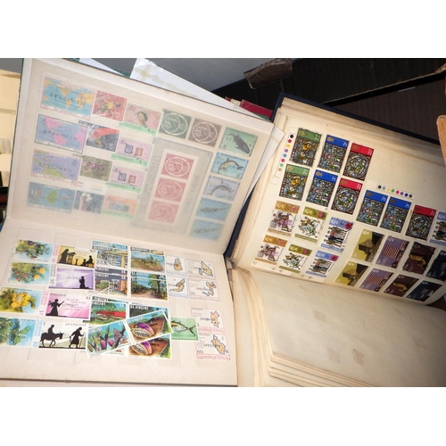 506 - A qty of misc stamps, Stillwell framed photograph (2)
