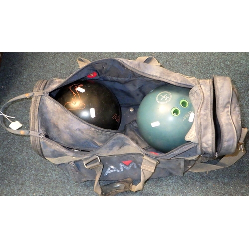 527 - Two bowling balls