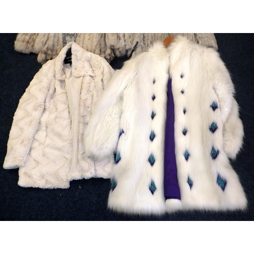 563 - Four fur/faux fur coats