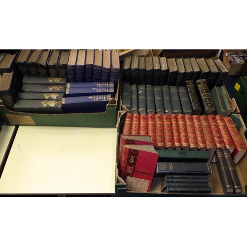 780 - A qty of books, Waverley Novels, two vols Blackwood's magazine etc, ex Bootham Park Hospital