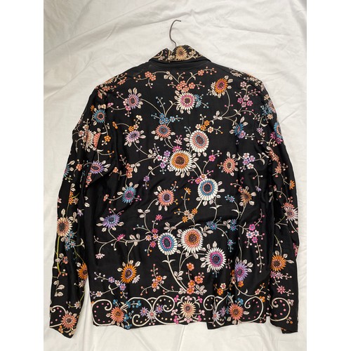 593 - A Chinses embroidered silk jacket