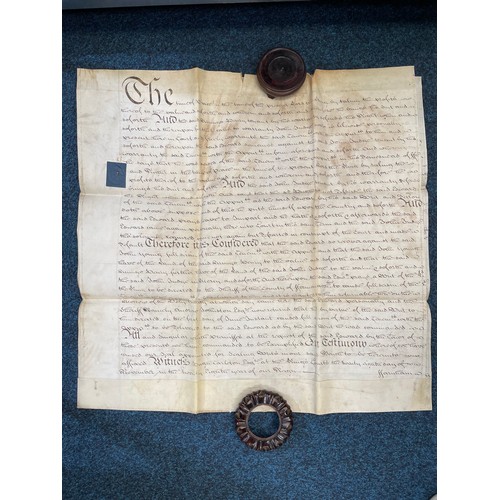 604 - A group of 17thC dated and later Indentures some on vellum