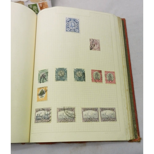 135 - A sparsely filled album of postage stamps, most British / British Empire interest early 20th cent; o... 